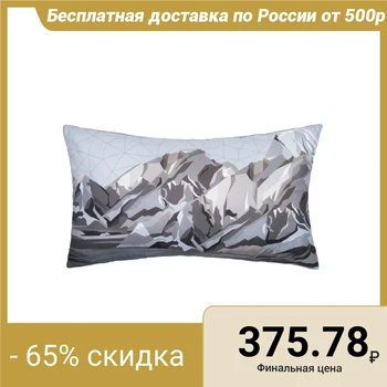 

Decorative pillow "Ethel" Mountains 40x70 cm, 100% cotton, synthetic fluff 3601339