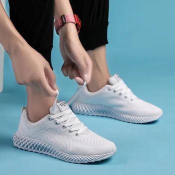 

New Men's Outdoor Running Shoes Breathable Male Sneakers Adult Non-slip Comfortable Mesh Athletic Shoes basket femme