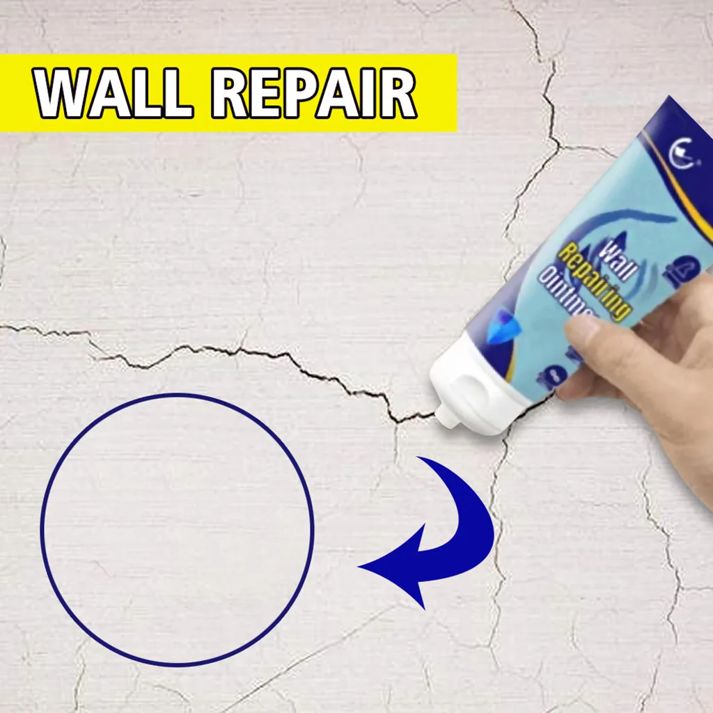 Wall Repair Cream Non-toxic Wall Repair Paste Wall Repairing Ointment White Latex Wall Repair Cream Wall Cracks Waterproof