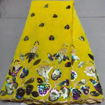 

velvet lace fabric 2020 high quality african french net lace fabric with sequins african french lace for women dress