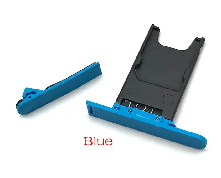 Слот для sim-карты SD лоток держатель адаптер+ USB крышка для Nokia N9 Запасная часть - Цвет: Blue