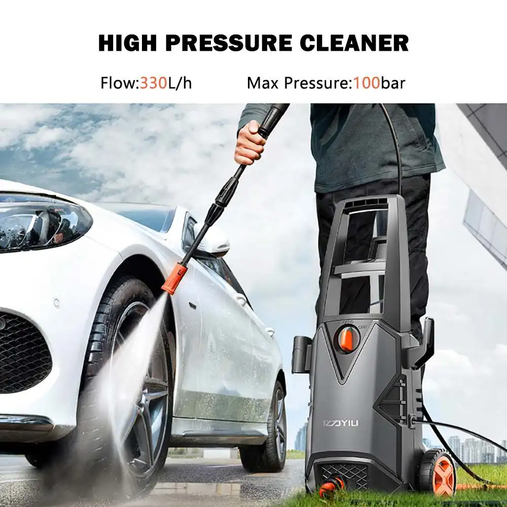 US $110.00 Portable 1400W High Pressure Cleaner Washer Washing Machine Household Garden Car Cleaning