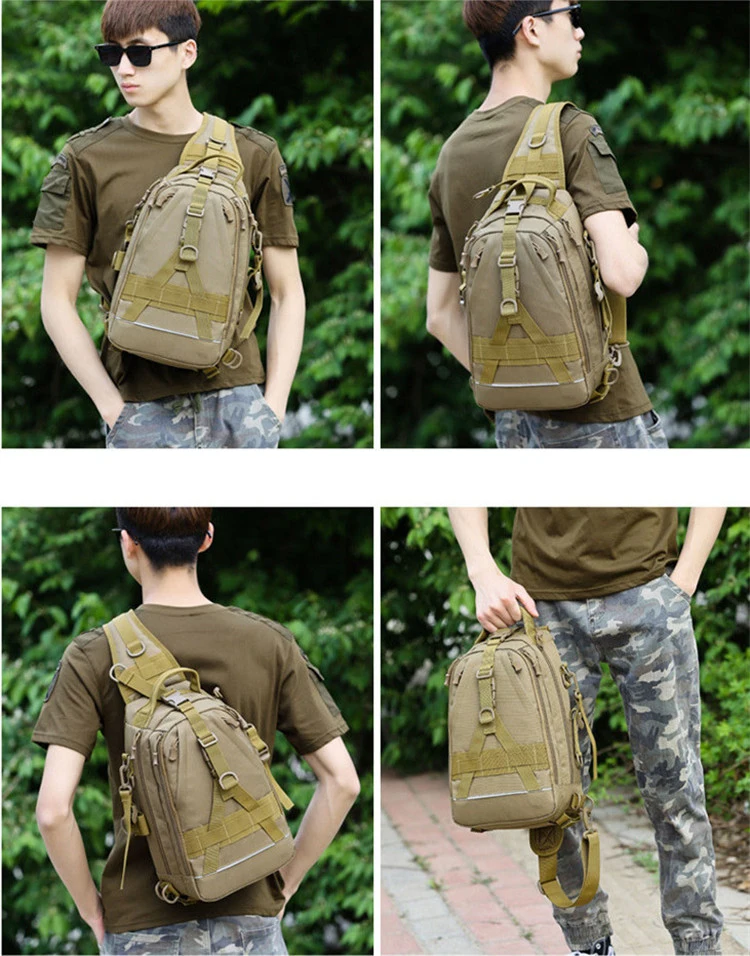Sport Hunting Men Military Tactical chest MOLLE Single Shoulder bags Nylon Wading Chest Pack Unisex S631