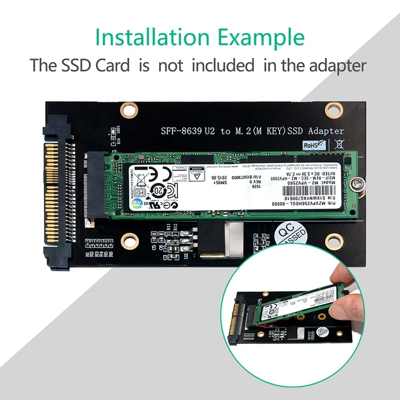 Добавить на картах M.2 SSD в U2 адаптер NVME M2 SSD U2 адаптер карта ключ M карта расширения