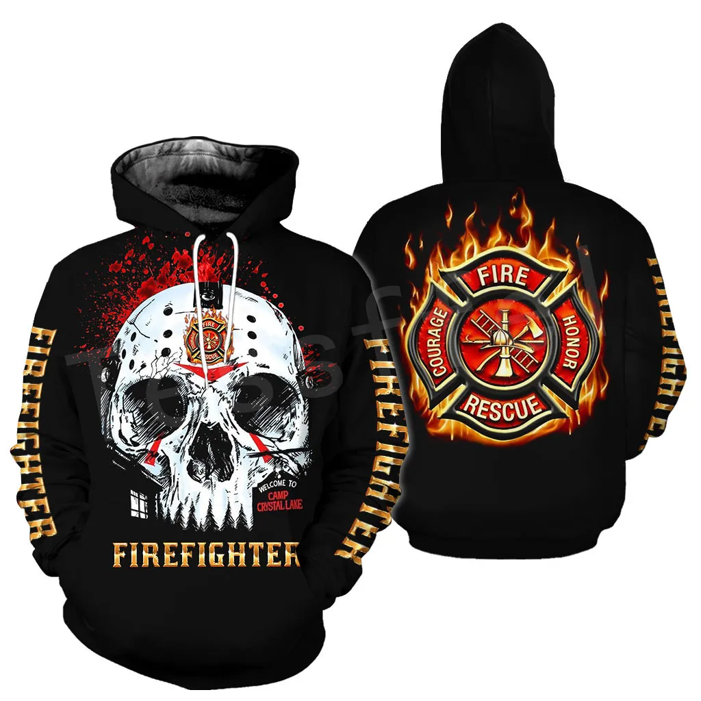 Tessffel Firefighters Suit Firemen hero Harajuku Pullover NewFashion 3DfullPrint Zipper Hoodies Sweatshirt Jacket Men Women s 1