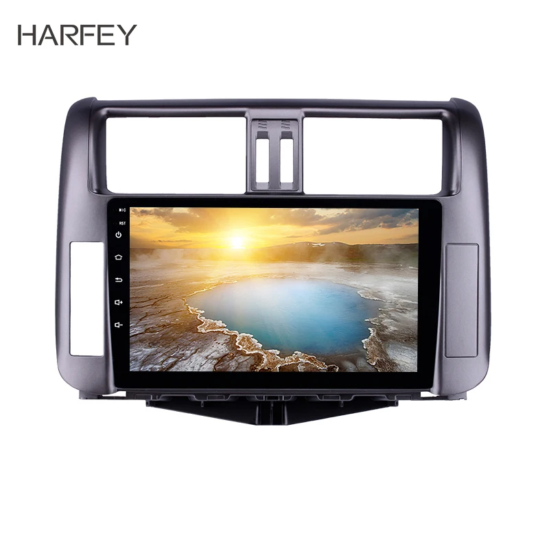 Автомагнитола Harfey 9 дюймов HD Android 8 1 GPS Bluetooth музыка + 16 ГБ 2Din для Toyota Prado 150 2010-2013