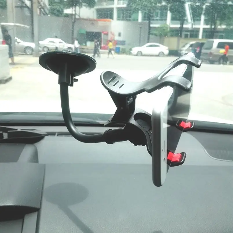 Универсальный 360 вращающееся ветровое стекло Автомобильный кронштейн на присосках для iPhone 6 XR 7 X XS samsung S10 Plus S7 gps Автомобильная Подставка для телефона