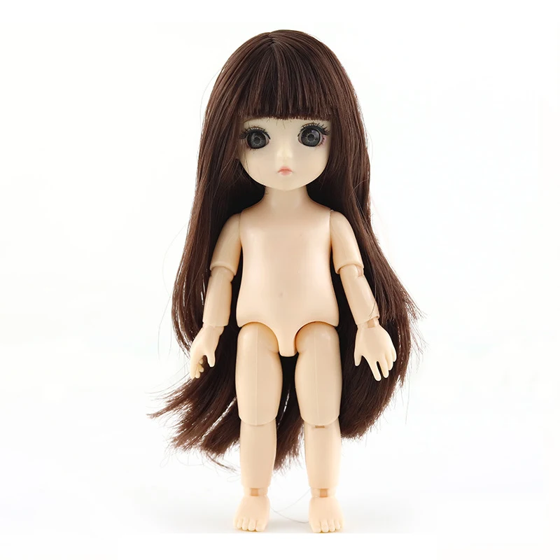 Новые 13 подвижные шарнирные куклы игрушки мини 16 см BJD Кукла-мальчик для маленькой девочки голый обнаженный тело модные куклы игрушки для девочек подарок