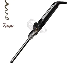 7mm Hair Curling Iron Rotating Hair Curler Roller Ceramic Hair Deep Curly Waver Wand Men's Small Curly Salon Hair Styling Tools