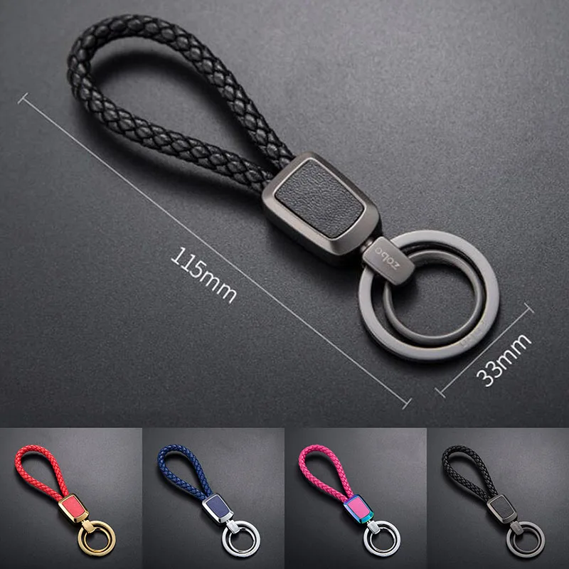 

Braided Rope Car Keychain for Jaguar XF XJ-S Lexus KIA LAND ROVER Chevrolet Cruze Keyring Motorcycle Auto Key Ring Accessories