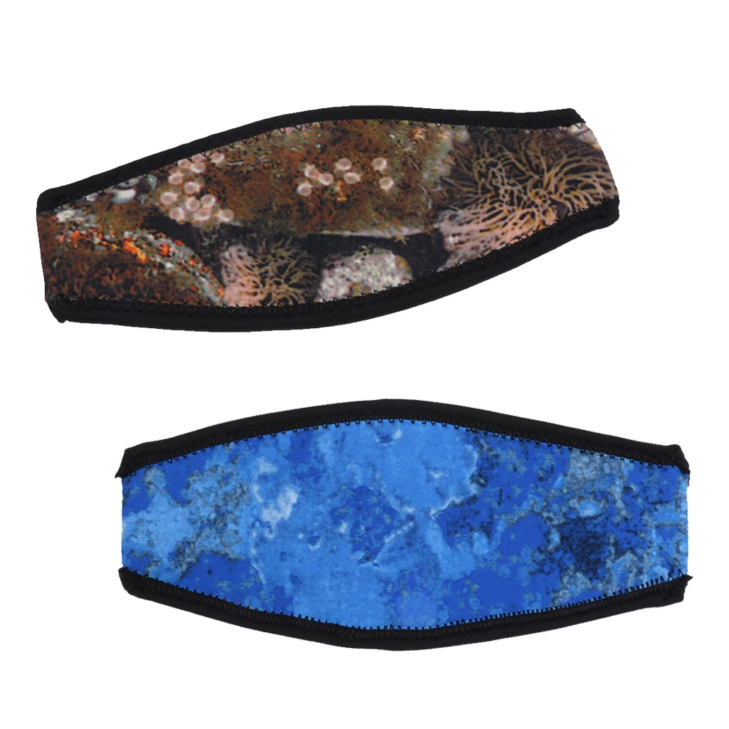 Underwater Scuba Diving Snorkel Mask Neoprene Padded Hair Strap Cover