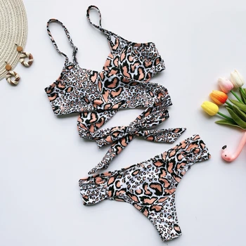 

Urifens Bandage Bikini 2020 Swimsuit With Push Up Effect Bikini Set Women Swimsuit With Beach Pads Sexy Bikini For Women LCS18A