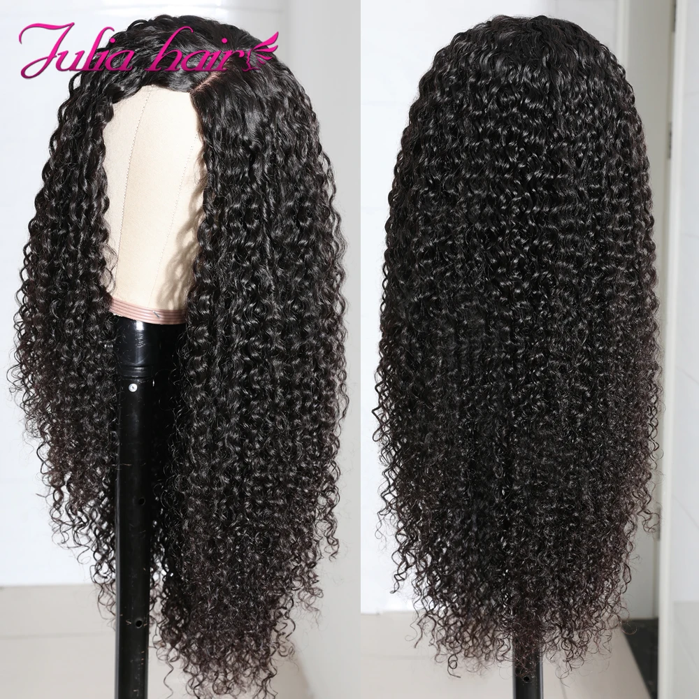 Peruvian Curly Hair Fake Scalp 4x0.75 Lace Wig Pre Plucked Jerry Curly Human Hair Wigs 4.5x1.5 Silk Base Lace Closure Wig (5)