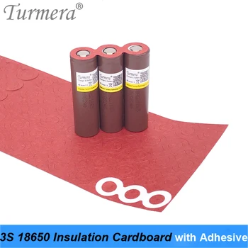 

35Pieces 3S 18650 Battery Insulation Cardboard with Adhesive for 18650 Battery Pack Cell Insulating Glue Patch Positive