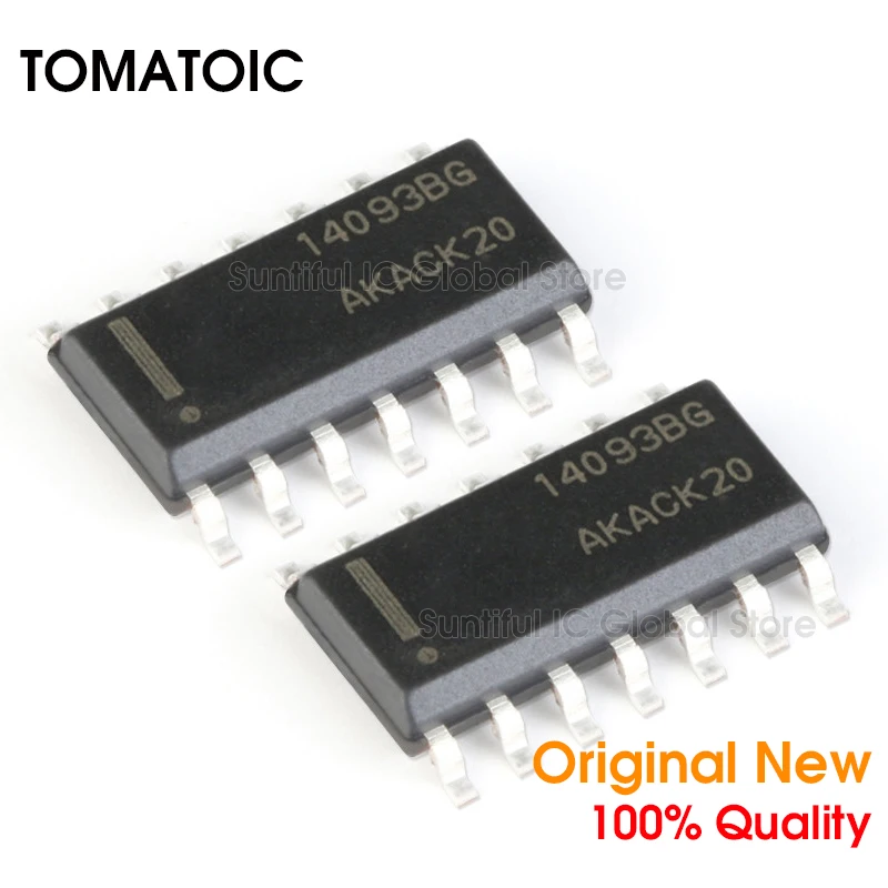 10 шт. MC14093BDR2G SOP14 MC14093B SOP-14 Quad 2-вход NAND Schmitt триггер | Электроника