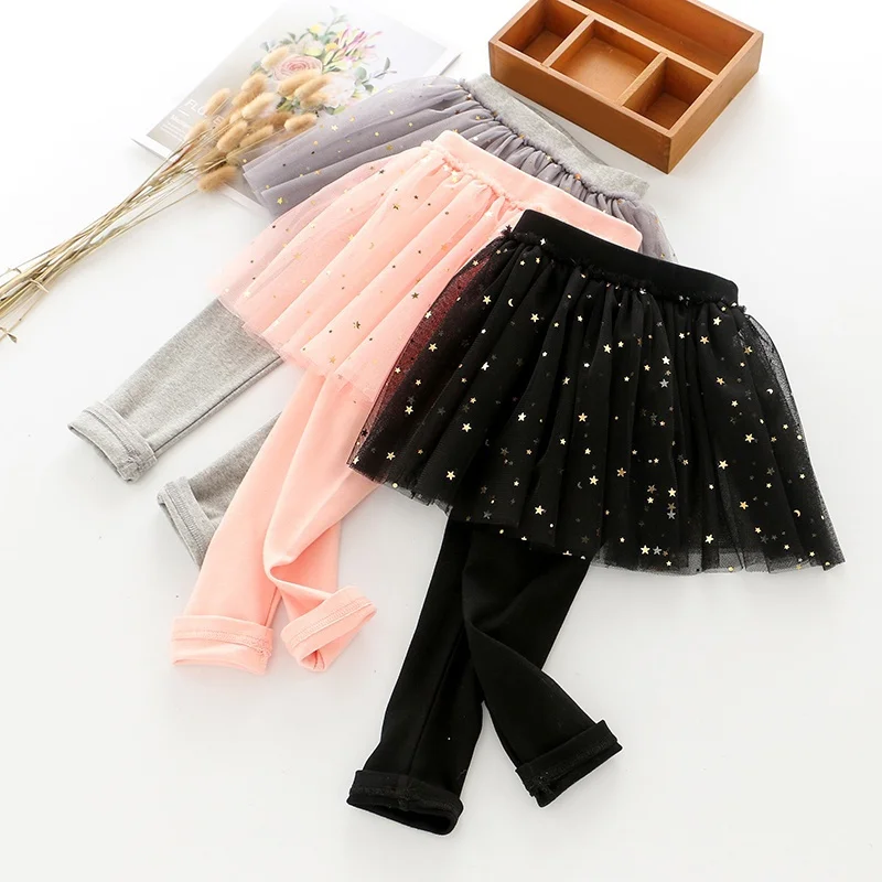 

Fashion Toddler Girl Skirt Children Pants Culottes Tutu Skirt-pants Spring/Fall Kids Trousers Girls Leggings Trousers 2019 2-7Y