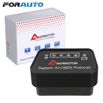 

FORAUTO Auto Repair Tools Support Almost OBD-II Protocols For Android PC IOS V1.5 OBD2 Car Diagnostic Scanner ELM 327 Wifi
