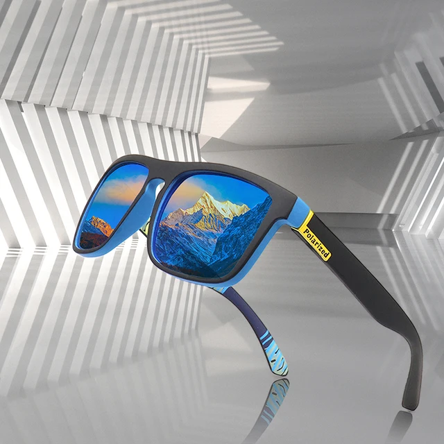 DJXFZLO 2022 New Fashion Guy's Sun Glasses Polarized Sunglasses Men Classic Design Mirror Square Ladies Sun Glasses Women 2