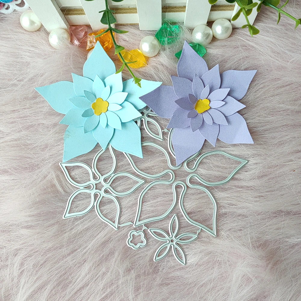 

New Flowers metal cutting die mould scrapbook decoration embossed photo album decoration card making DIY handicrafts