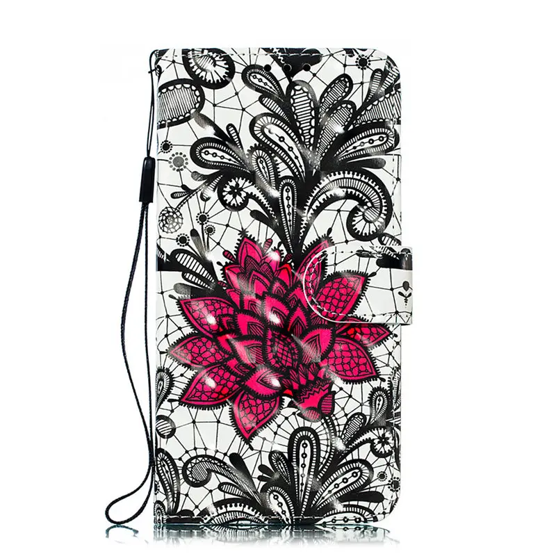 Lace Flowers Чехол для Apple iphone X, XR, XS, 11 Pro Max, 8, 7, 6, 6s Plus, 5, 5S, SE, новинка, модный кожаный магнитный чехол, кошелек, подставка, чехол DP02D - Цвет: Lace Flowers