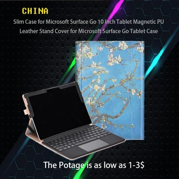 

Slim Case for Microsoft Surface Go 10 Inch Tablet Magnetic PU Leather Stand Cover for Microsoft Surface Go Tablet Case