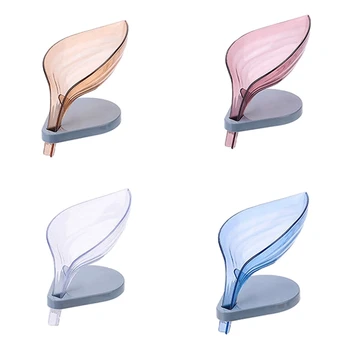

Leaf Shape Soap Box Bathroom Soap Holder Dish Storage Plate Tray Bathroom Soap Holder Case Bathroom Supplies Bathroom Gadgets