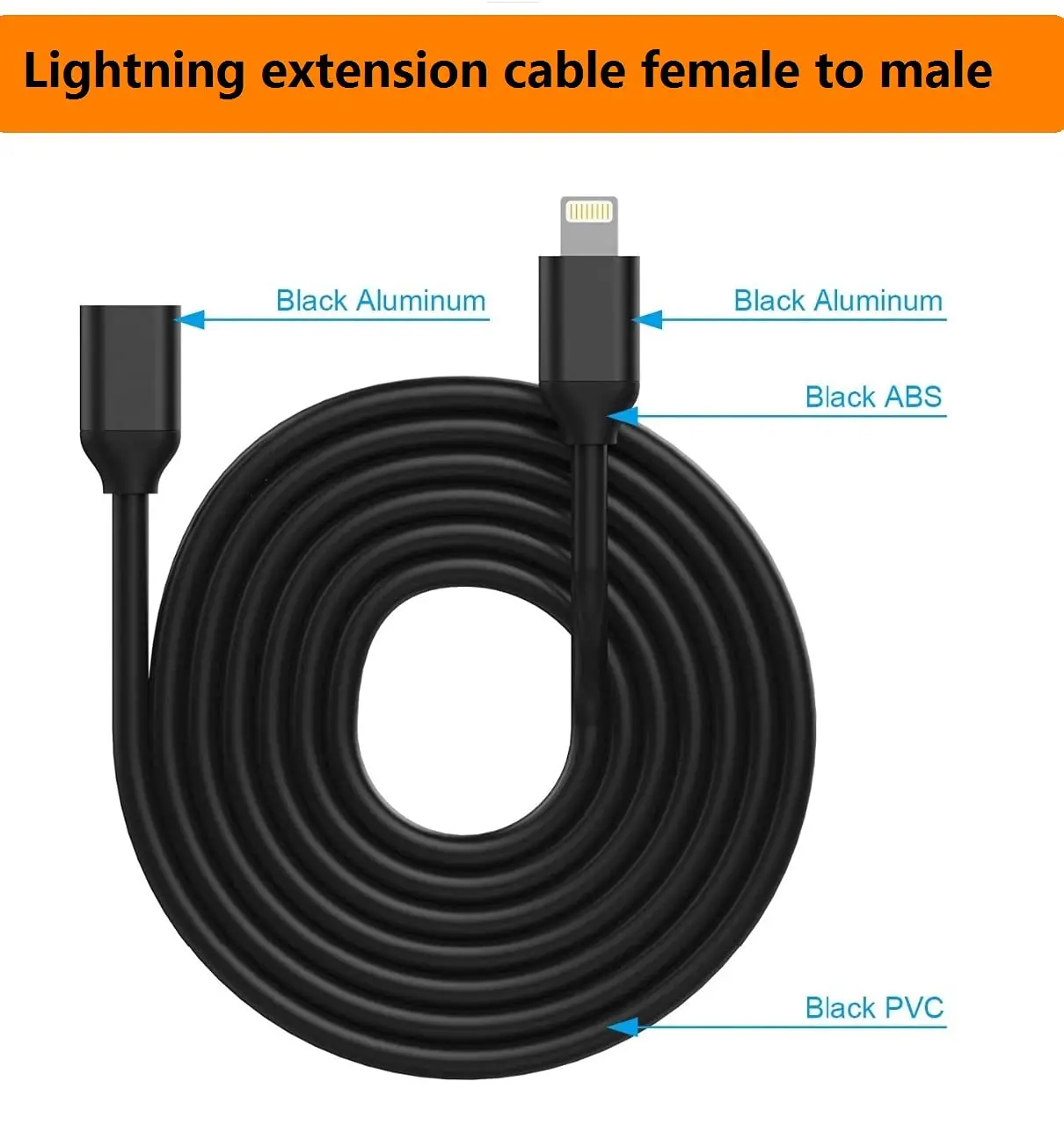 Top 106+ imagen lightning extension cable abzlocal fi