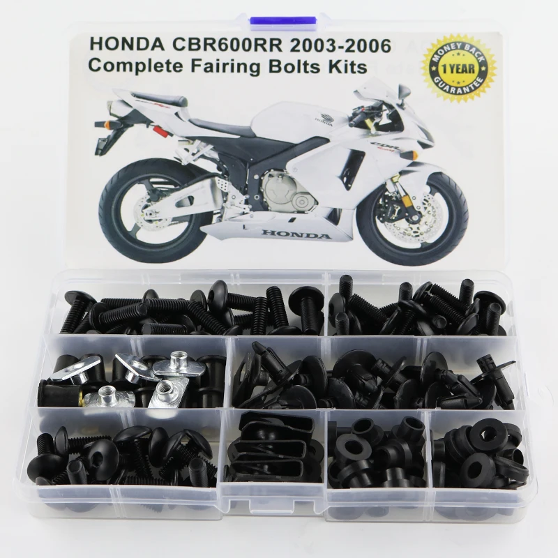 Подходит для Honda CBR 600RR CBR600RR 2003-2006 мотоциклетные полный болты обтекаемой формы