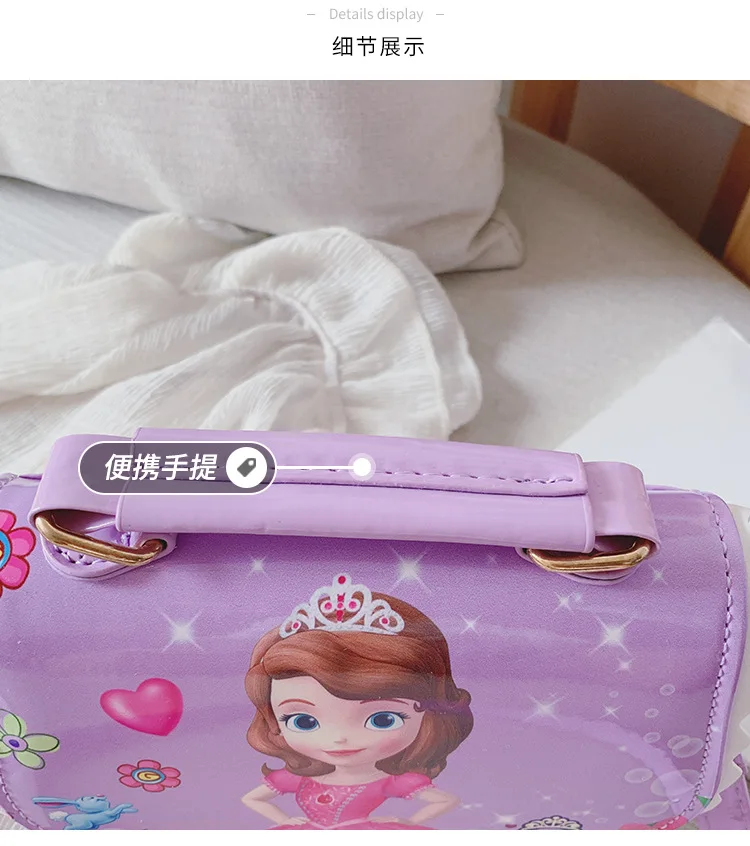 Disney princess сумка для камеры из искусственной кожи с изображением Минни Маус на ремне через плечо диагональная сумка для девочек сумка-мессенджер для девочек Сумочка с Микки Маусом