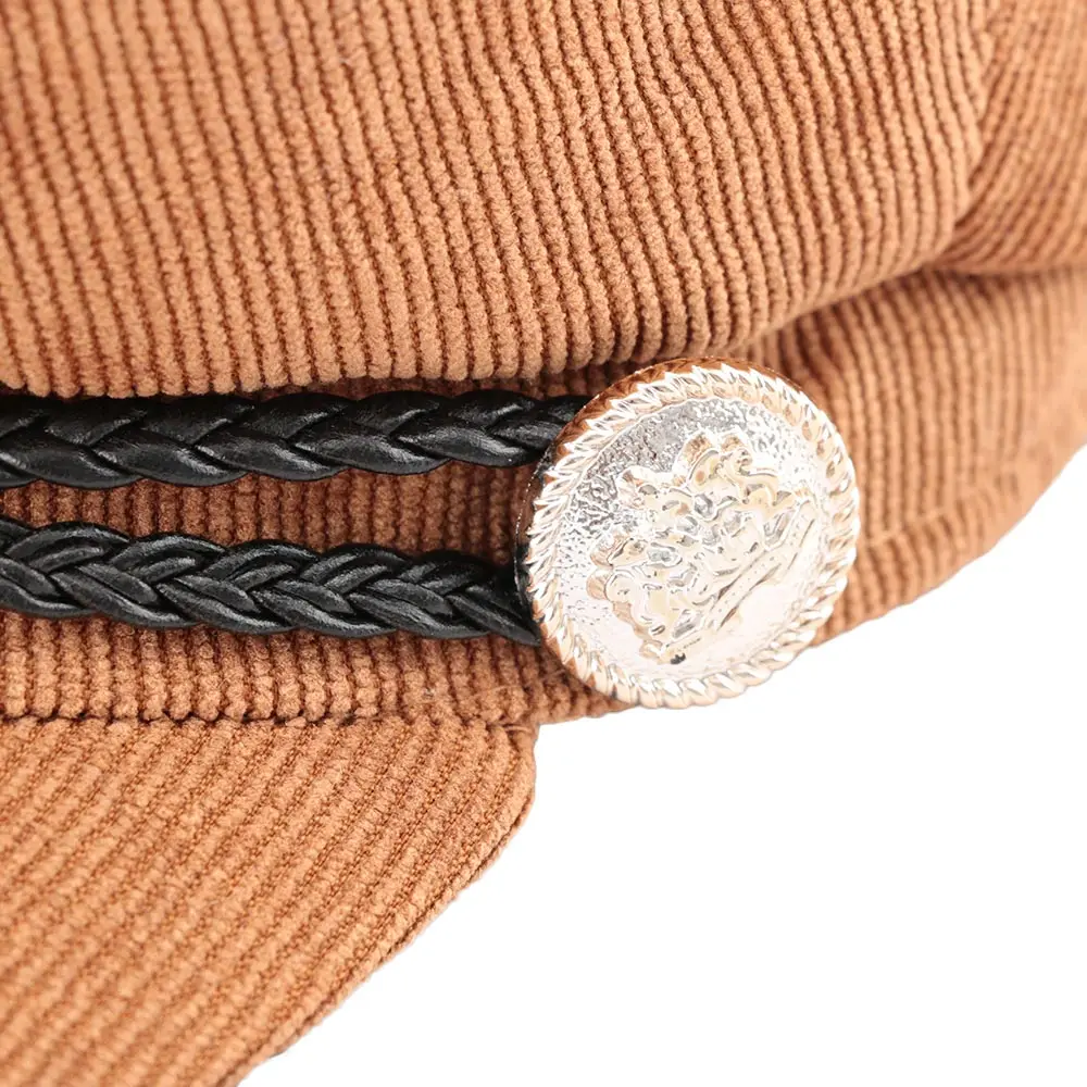 Зимние шапки для женщин и мужчин унисекс восьмиугольная кепка повседневное украшение из шерсти кепка бейсболка от солнца козырек шляпа повседневные Шапки