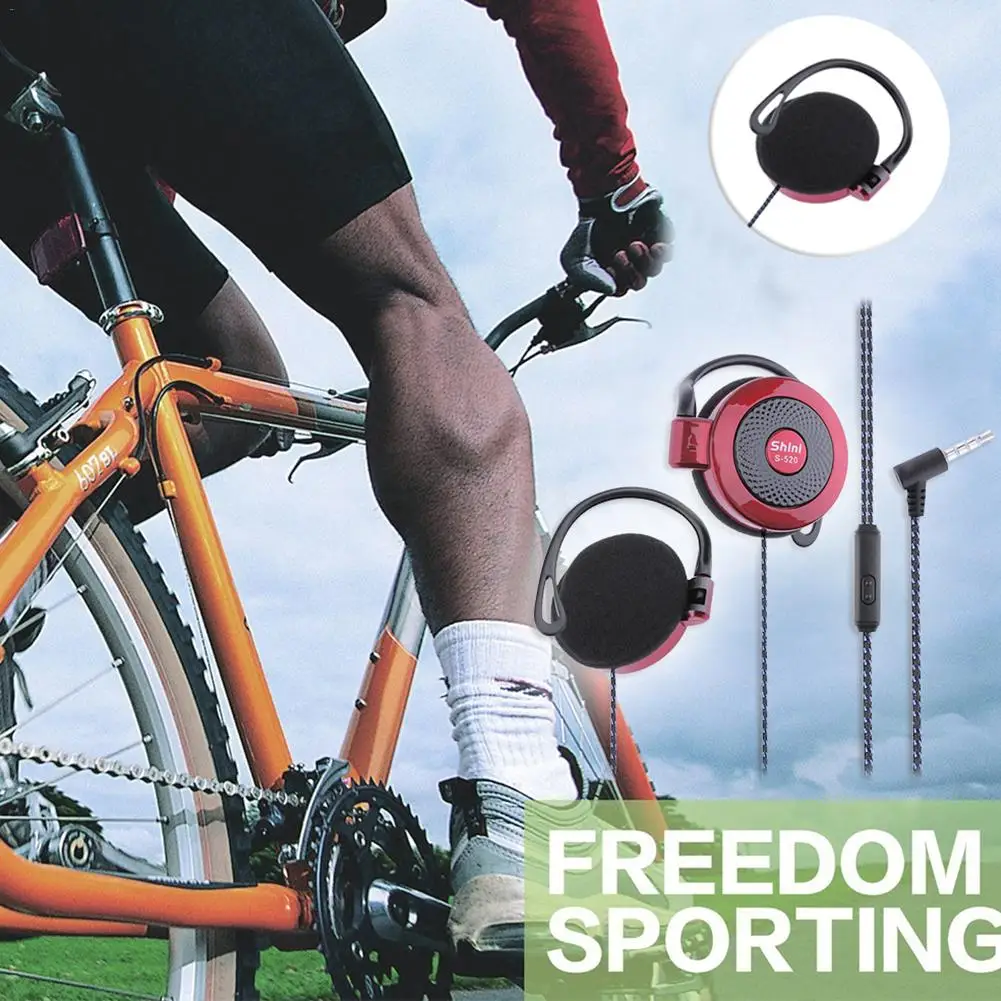 Для Shini s 520 3 5 мм Stereo Mp4 Ear Hook Game Sports мобильный телефон Универсальная гарнитура с