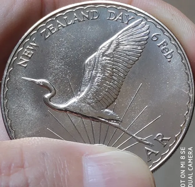 

38mm New Zealand 1974 ,100% Real Genuine Comemorative Coin,Original Collection