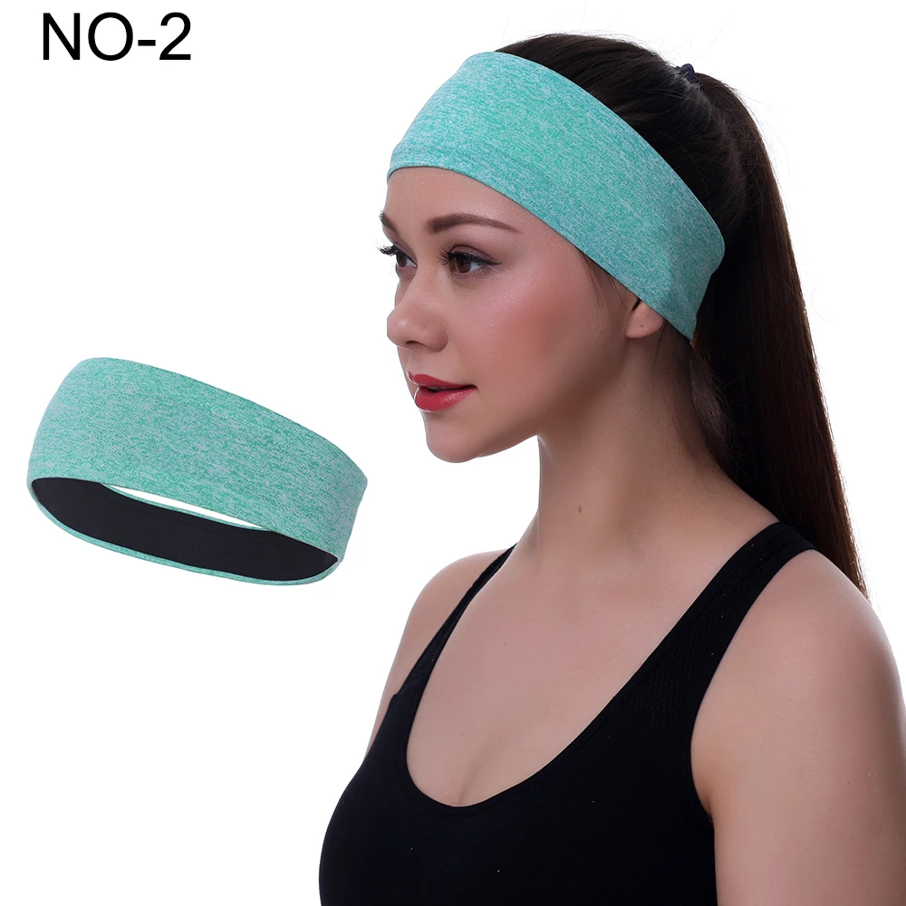 women Sports Headband Stretch Elastic men Yoga Running hair band for men Outdoor Sport Headwrap Fitness sports yoga  hair band