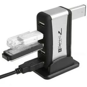 Вертикальный usb-хаб с 7 ртами, держатель для кабеля для ноутбука с блоком питания