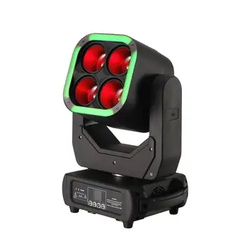 

DJ Party 4PCS*60W Moving Head Light RGBW LED DMX Stage Light for Event Disco Club