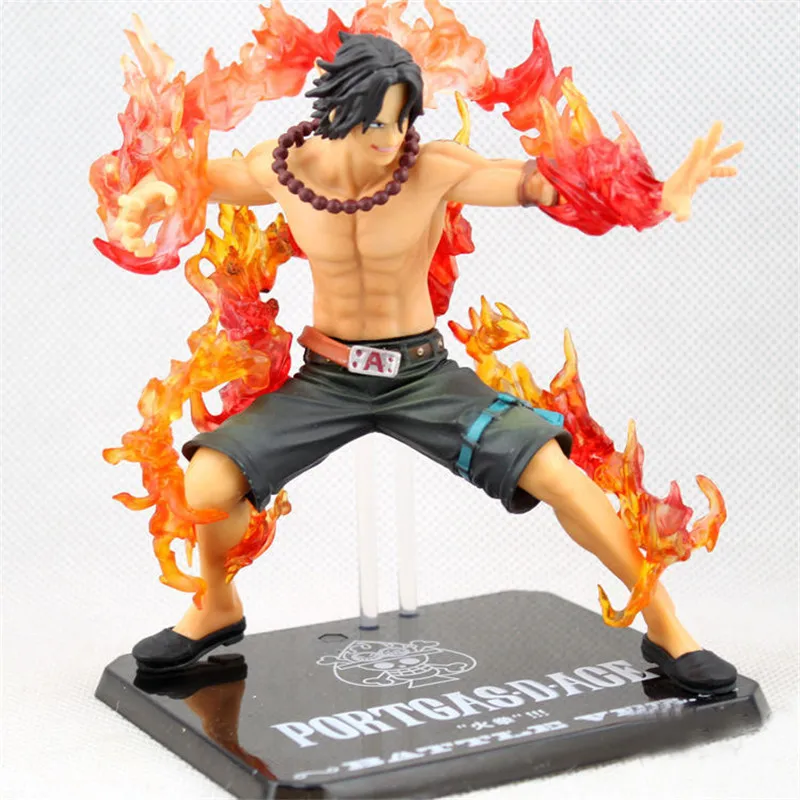 One Piece Portgas D Ace 3D2Y боевой огонь Ver. ПВХ Коллекционная фигурка модели подарок OP Luffy