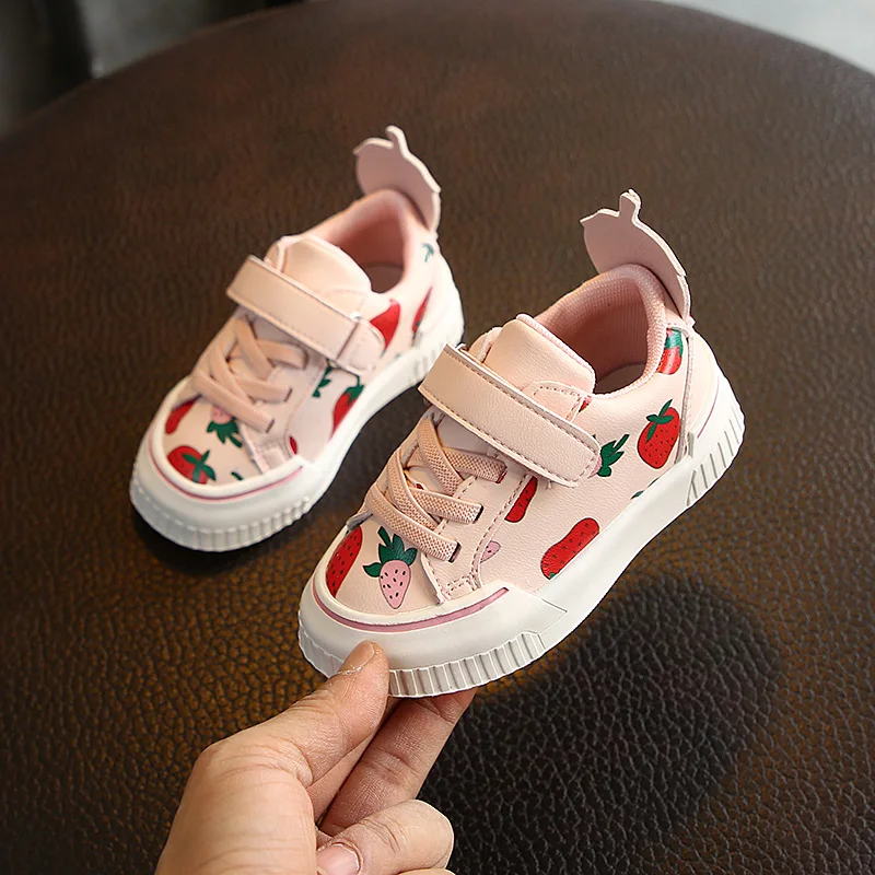 Children's shoes fashion cool boy spring and autumn leisure shoes cute flat girl sneakers 1-3 years old