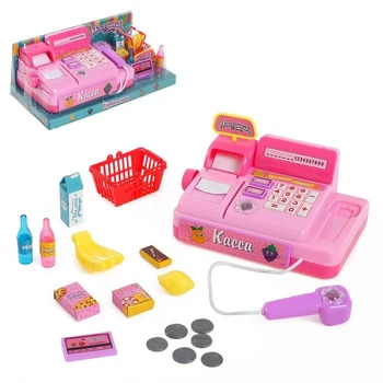 

Game set cashier "Shop" with accessories, lighting and sound effects
