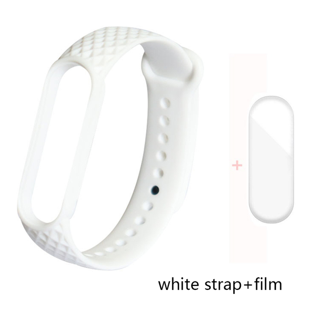 for Xiaomi Band 6 5 4 3 Strap Replacement Wristband MiBand 6 5 Wristband TPU Rhombus Strap for xiaomi Mi Band 5 6 strap