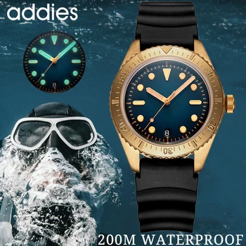 

Top Brand AIDIS Diver Mechanical Automatic Watches Japan NH35 Movement Bronze Rotate Bezel Dial Sapphire Glass Relogio Masculino