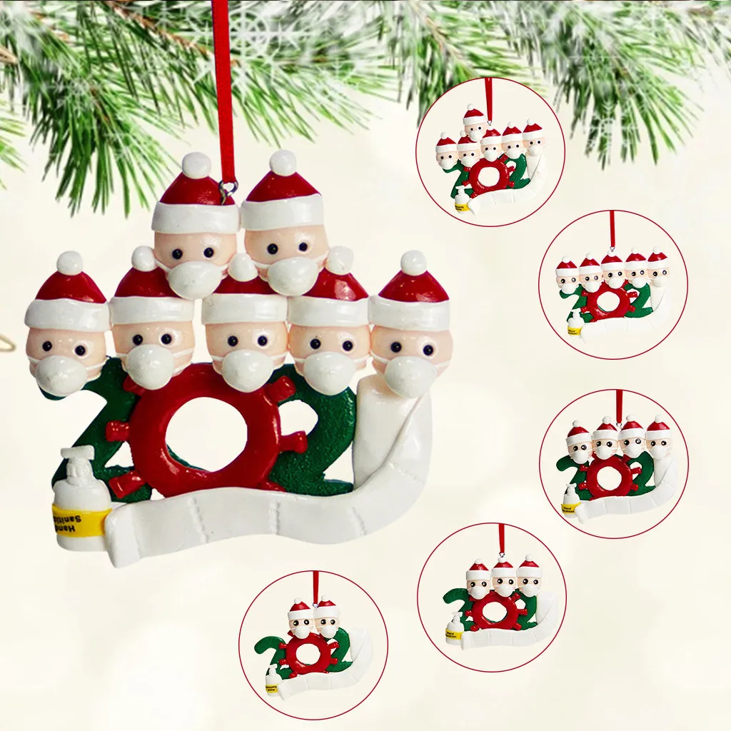 

2020 Isolation Home Personalized Pattern Toy Cute Creative Decoration Family Customized Christmas Decorating Best Xmas Gift