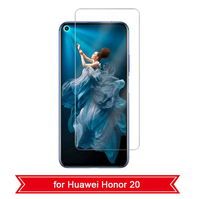 For Honor 20 2 шт закаленное стекло для huawei honor 20 pro 20 lite View 20 защитная пленка huawey стекло на honor 20 20i 20S защита экрана - Цвет: For Honor 20