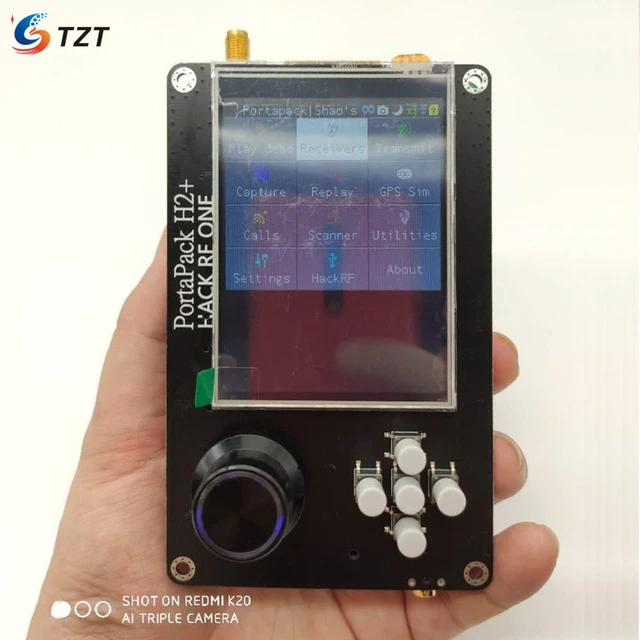 TZT V1.9.1 1MHz-6GHz SDR HackRF One R9 + Portapack H2 + 5 Antennas + USB  Cable w/ Black Shell Unassembled - AliExpress