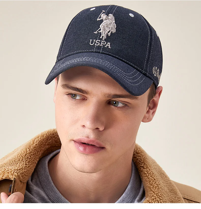 U.s. Polo Assn.2021 New Couple Baseball Caps Fashion  Embroidery Standard Cotton Adjustable Hats For Men And Women