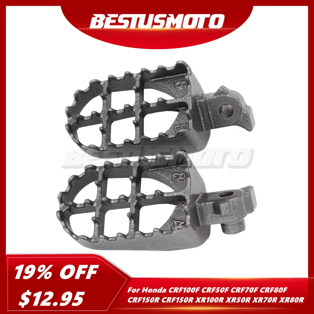 Motocross Foot Pegs For Honda Crf Xr 50 70 80 100 150 Crf50 Crf70 Crf80