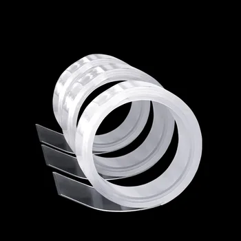 

ORZ 5 Pack 1M Double Sided Adhesive Nano Tape Super Strong Transparent Acrylic Magic Tape Foam Adhesive Tape No Traces Sticker