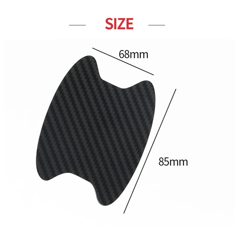 Универсальная автомобильная наклейка на дверь 4 шт./лот Углеволокно устойчивая к