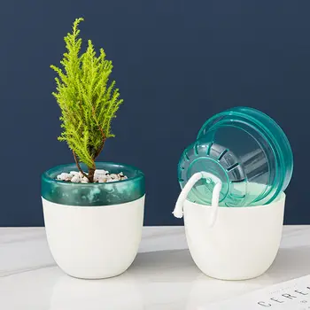 

Water-Free Water-Storing Flower Pots, Automatic Watering and Water-Absorbing Succulent Flower Pots^^