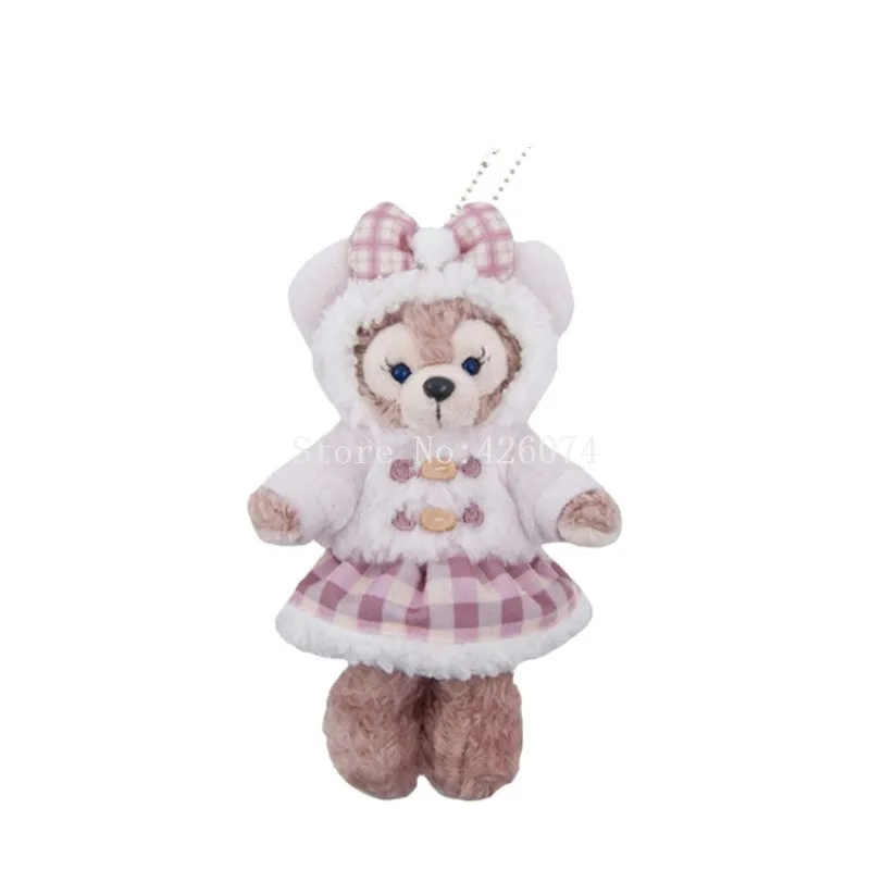 Новые зимние брелки Duffy Shellie May Gelatoni stellamou, мини плюшевые брелки, маленькие панданты, детские мягкие игрушки, игрушки для детей 13 см - Цвет: Красный