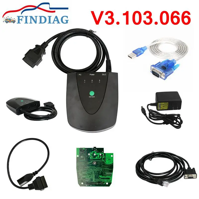 Диагностический инструмент OBD2 V3.103.066 для Honda HDS диагностический с двойной платой